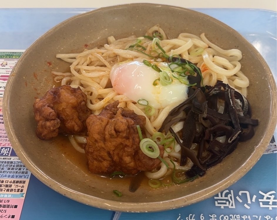 からあげのせうどん